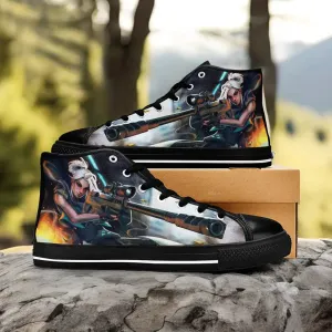 Jett Valorant Shoes High Top Sneakers for Kids and Adults