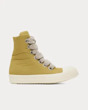 Jumbo Lace Puffer Mustard / Pearl / Milk High Top Sneakers