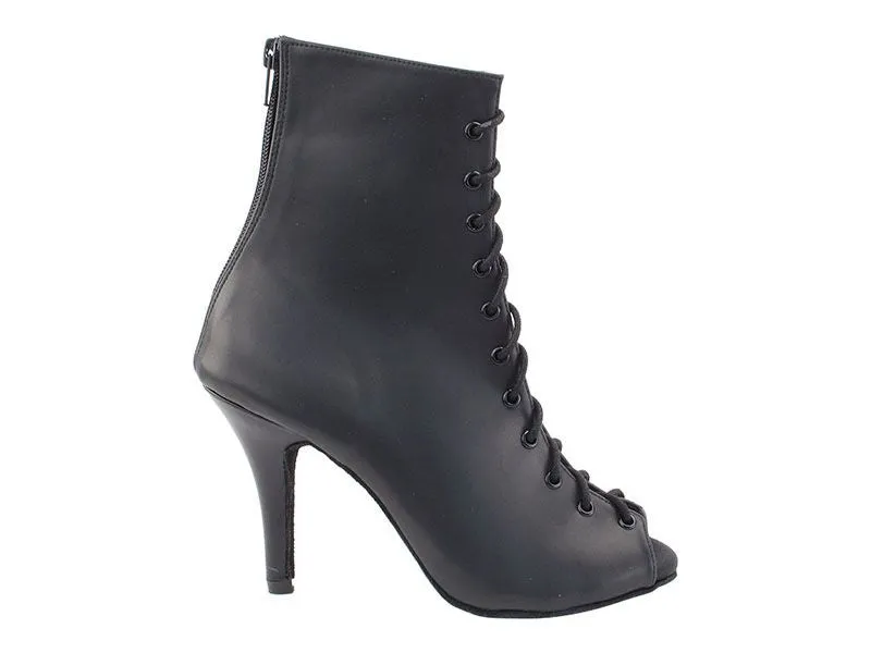 Latin Dance Boot White Lace Up Open Toe (MADE TO ORDER)