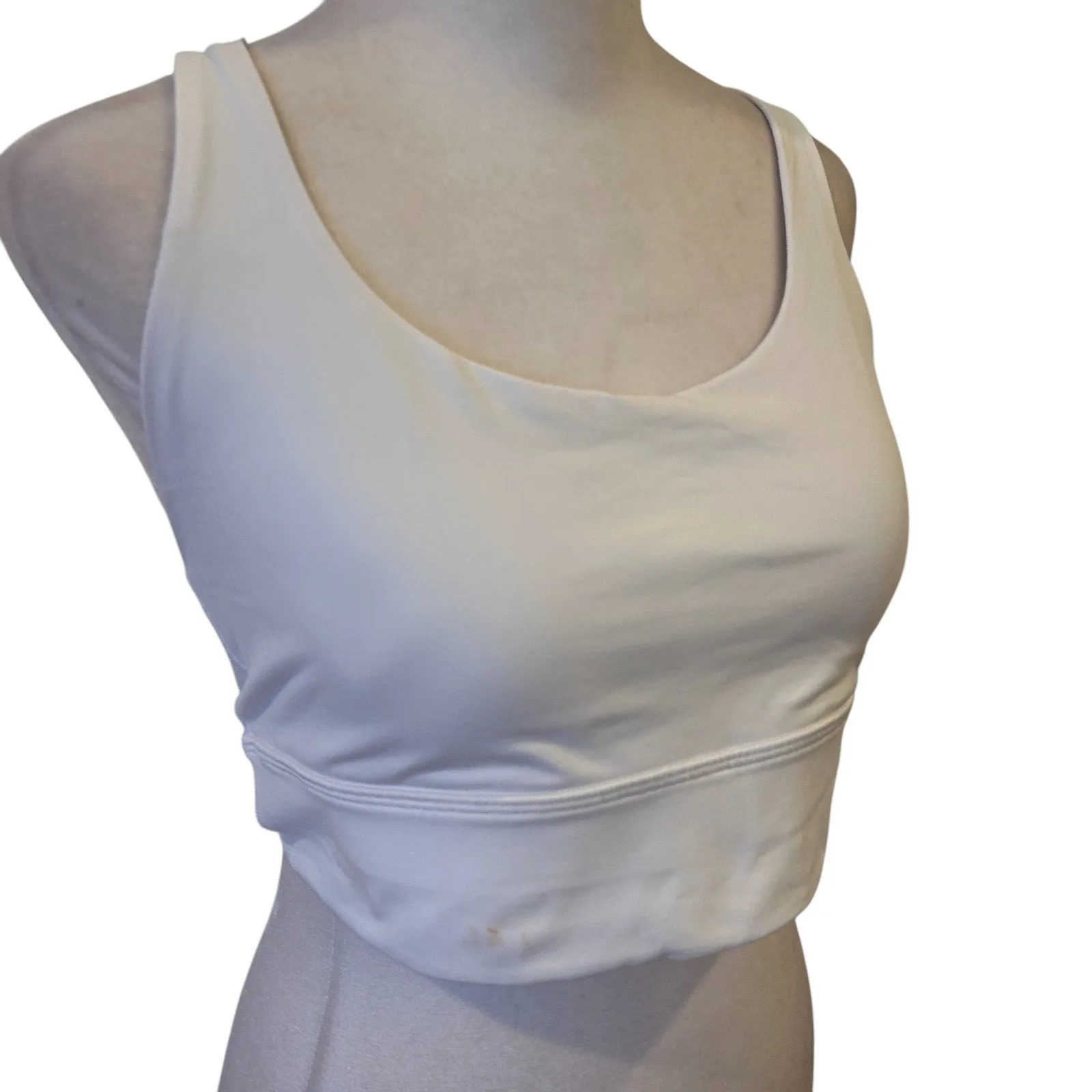 Lululemon NEW White Energy Longline Bra Sports Bra Womens Size 10 NWT