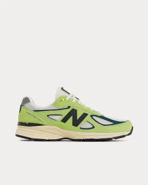 Made in USA 990v4 Hi-Lite / Deep Ocean Low Top Sneakers