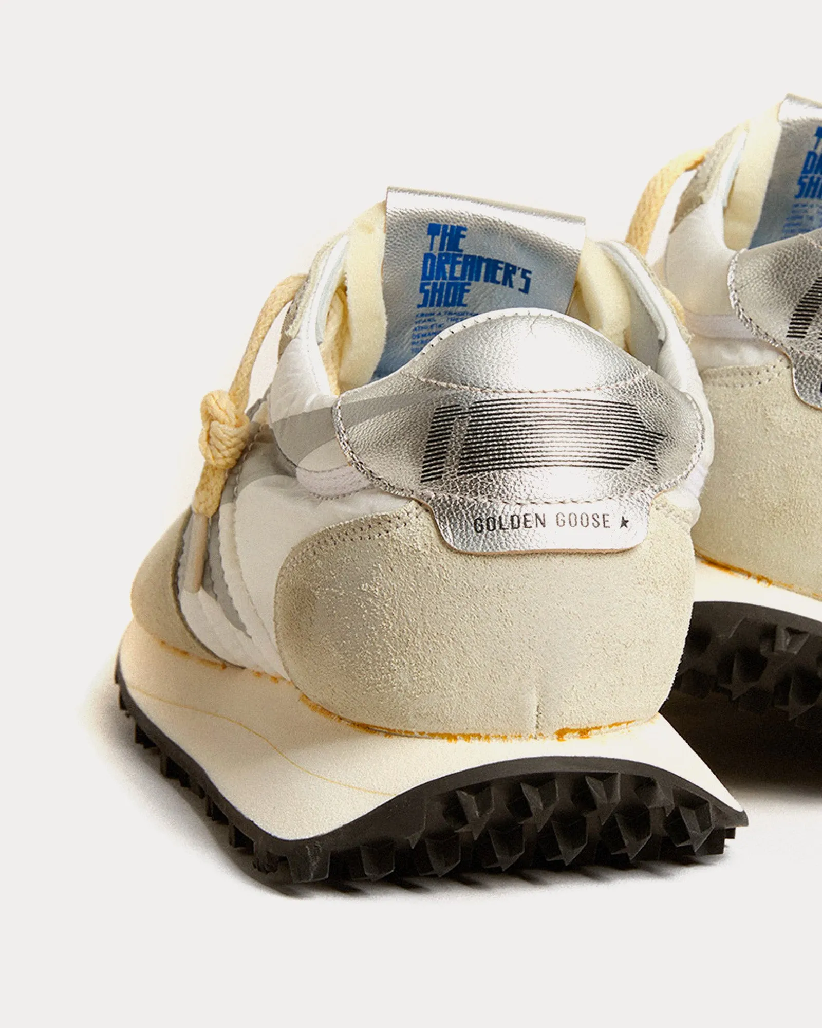 Marathon Nylon & Star White / Silver Low Top Sneakers