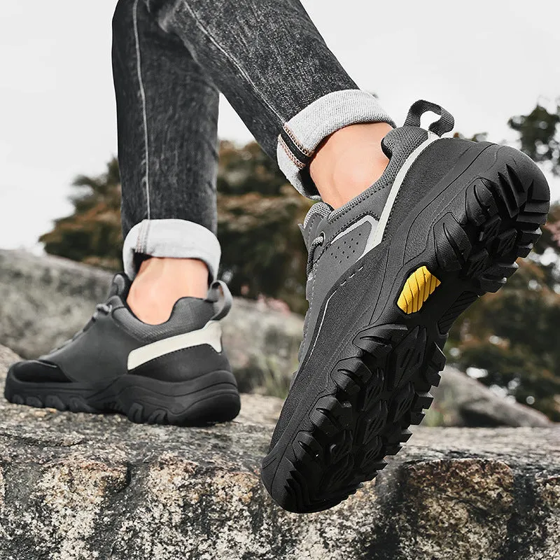 Men's Leather High-End Mountaineering Shoes