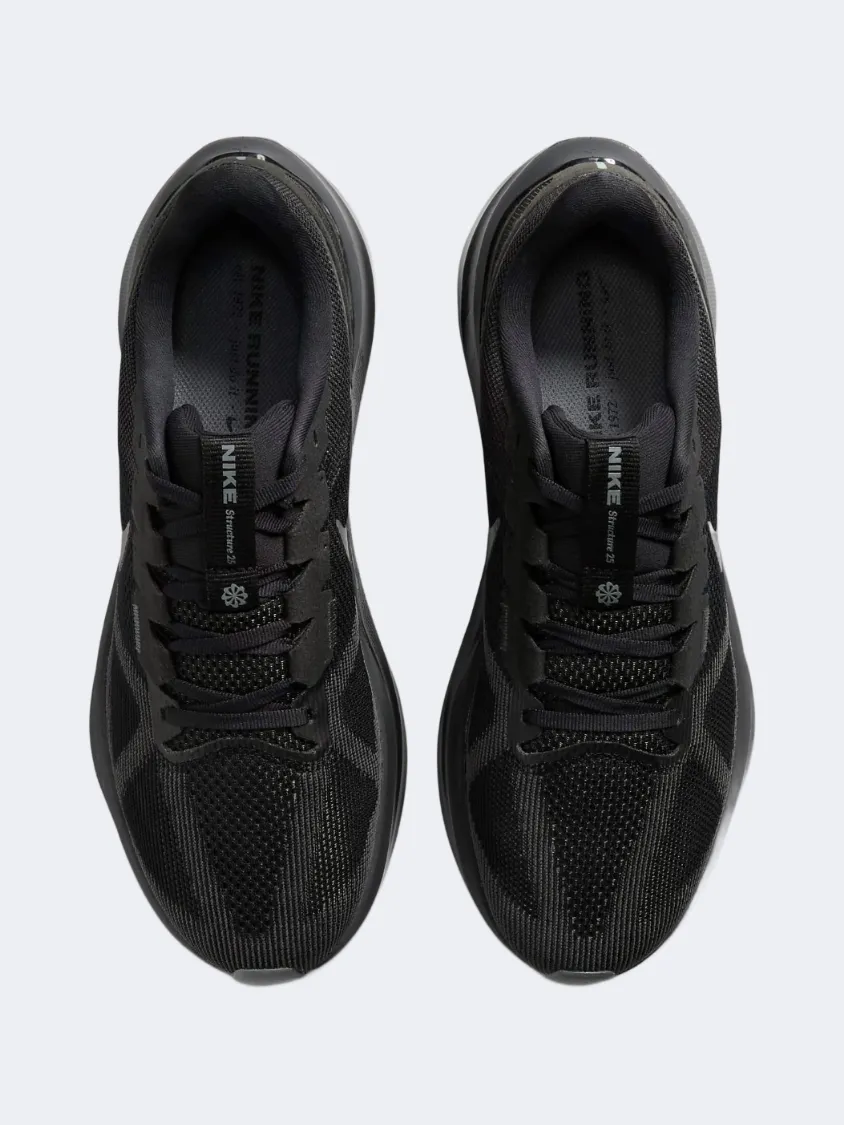 Nike Air Zoom Structure 25 Men Running Sneakers Black/Iron Grey