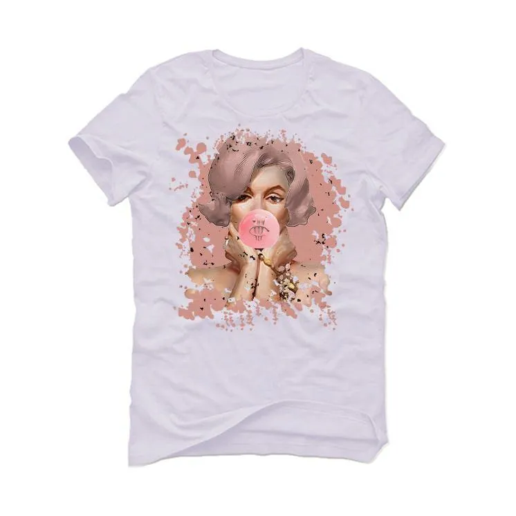 Nike Light Pink To Its Dunk Low “Move To Zero” White T-Shirt (BUBBLE GUM)