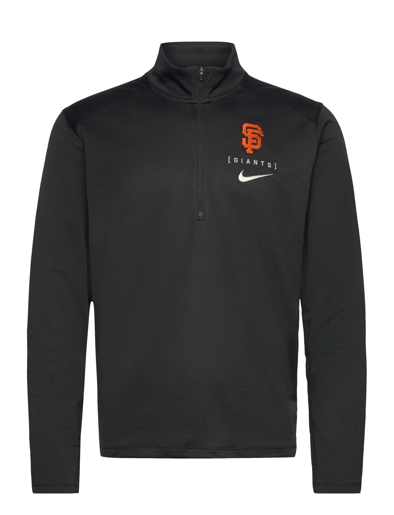 Nike San Francisco Giants Quarter-Zip Pullover Trainer- Black