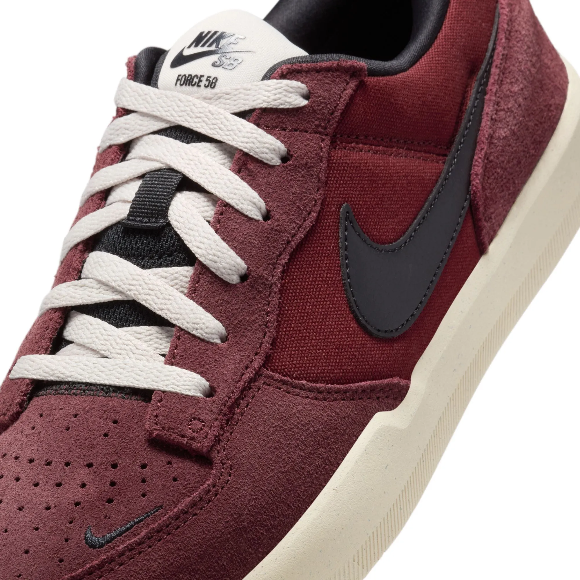 Nike SB Force 58 - Dark Team Red/Black-Light Orewood Brown