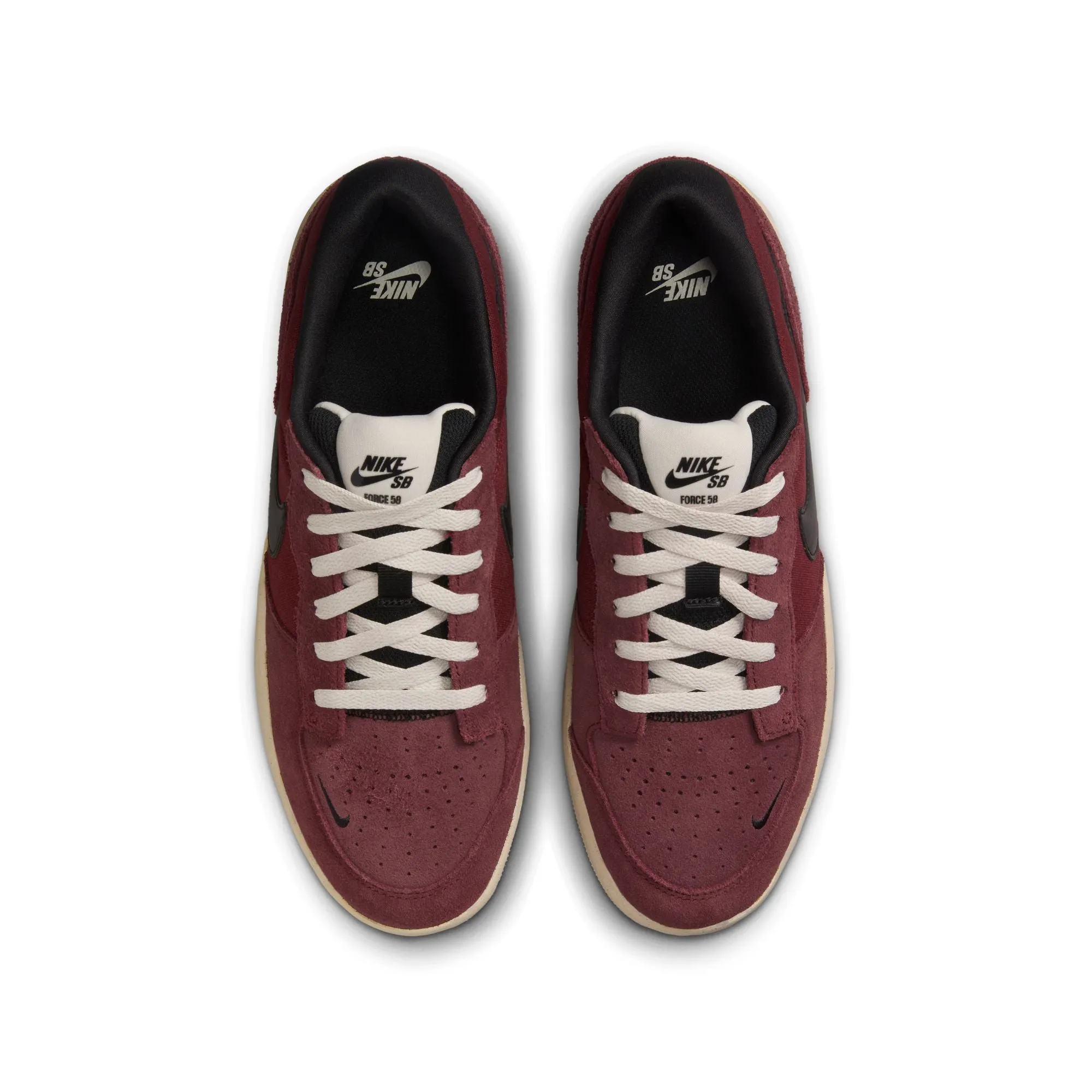 Nike SB Force 58 - Dark Team Red/Black-Light Orewood Brown