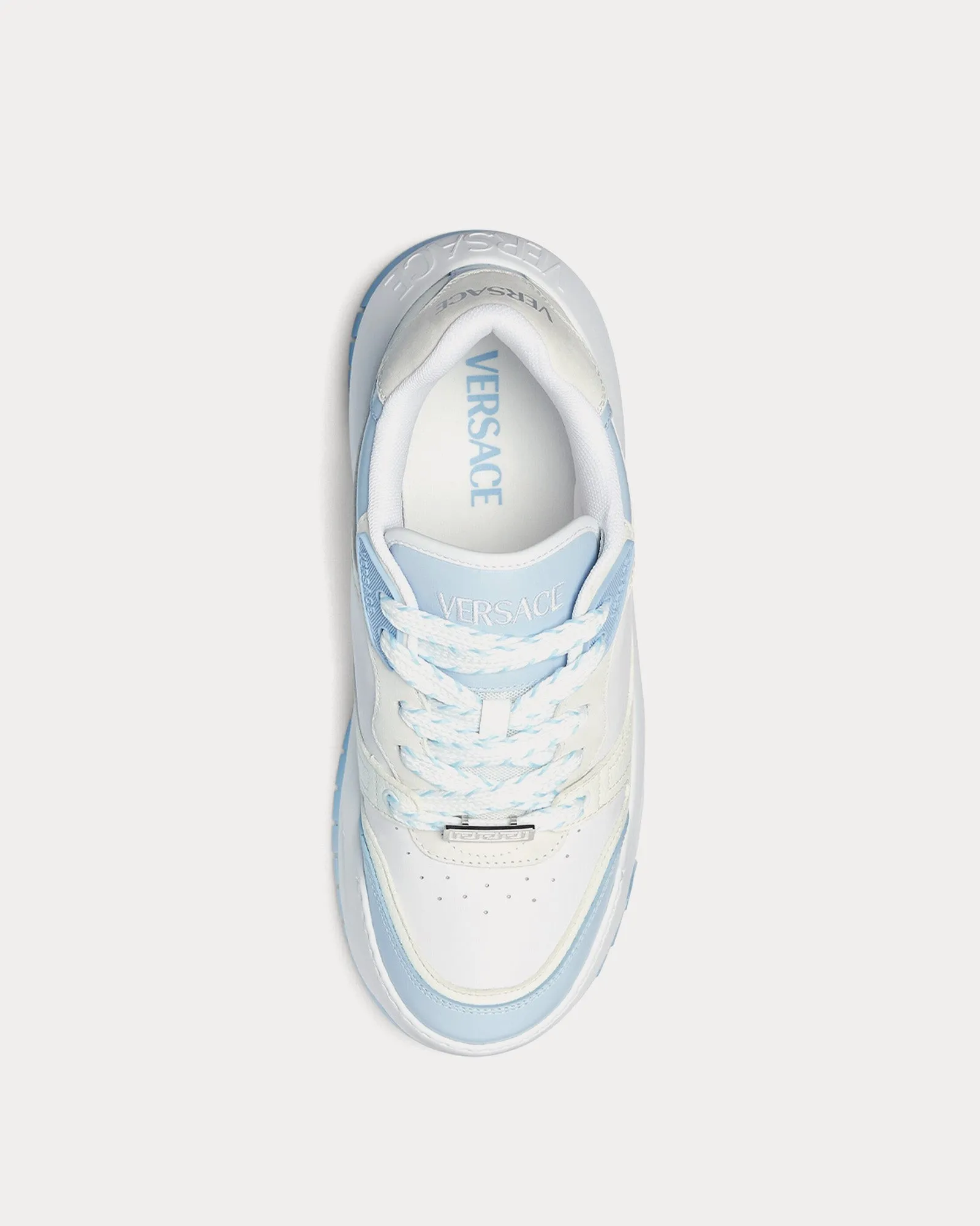 Odissea Leather Blue / White Low Top Sneakers
