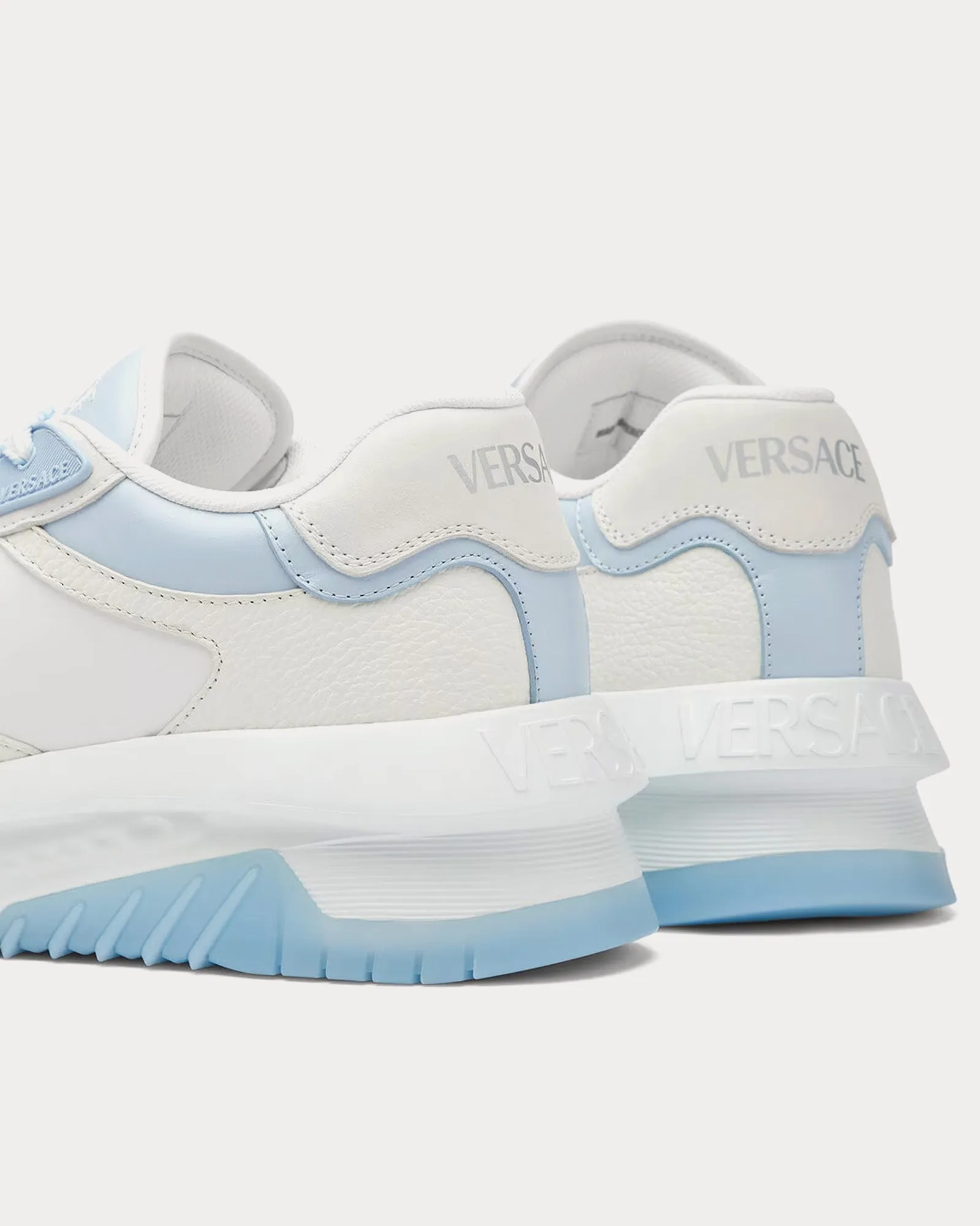 Odissea Leather Blue / White Low Top Sneakers