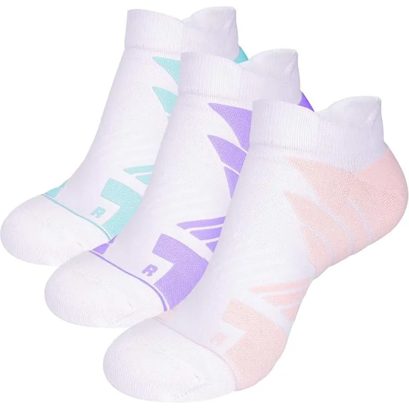 Pack Of 3 No Show Anti Blister Running Socks