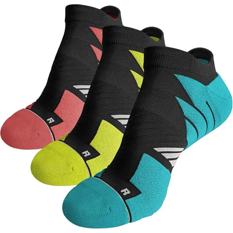 Pack Of 3 No Show Anti Blister Running Socks