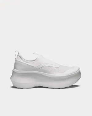 Platform White Slip On Sneakers