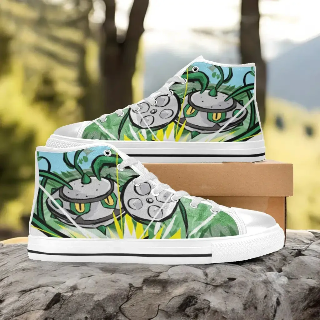 Pokemon Ferrothorn Shoes High Top Sneakers for Kids and Adults