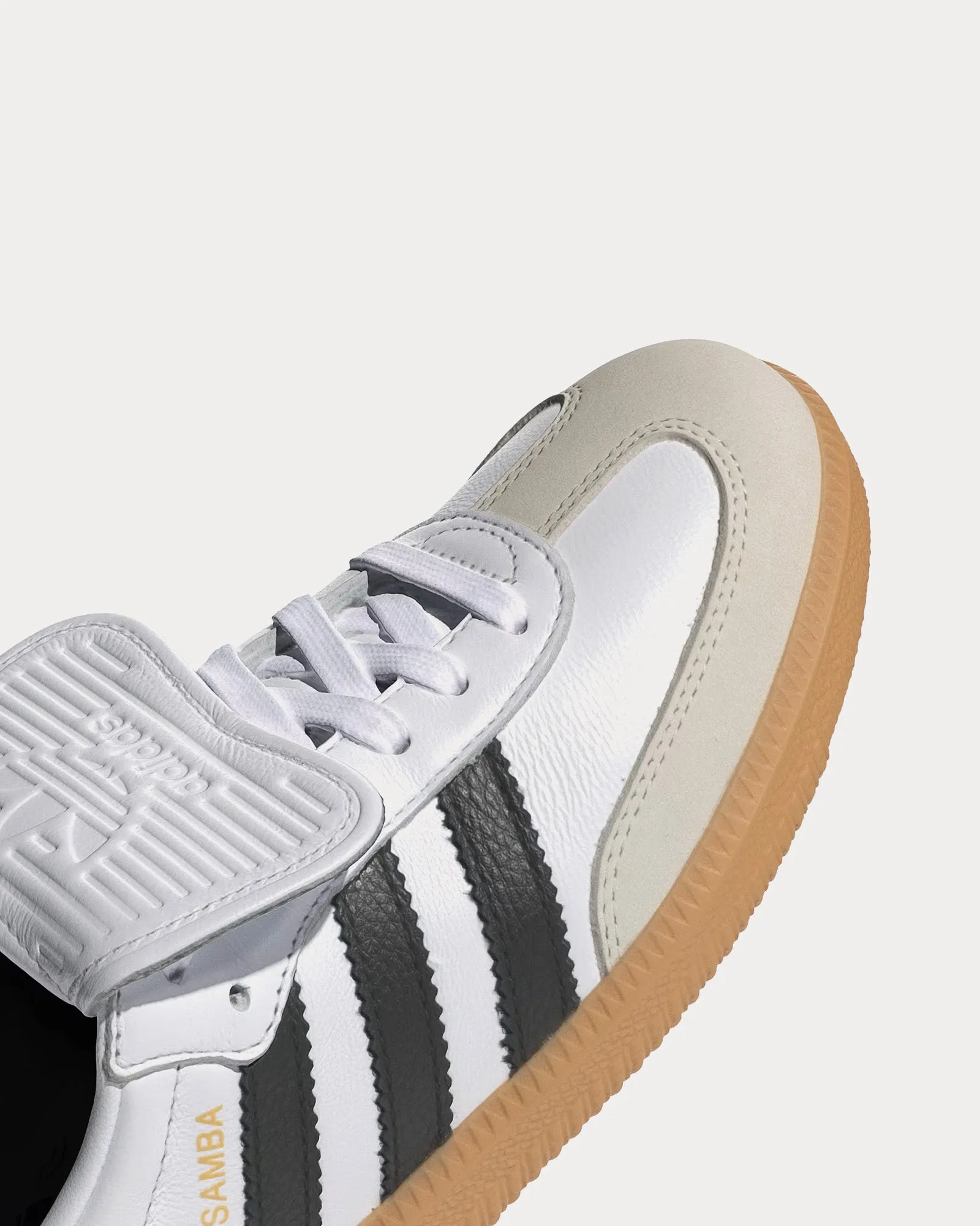 Samba LT Cloud White / Core Black / Gold Metallic Low Top Sneakers