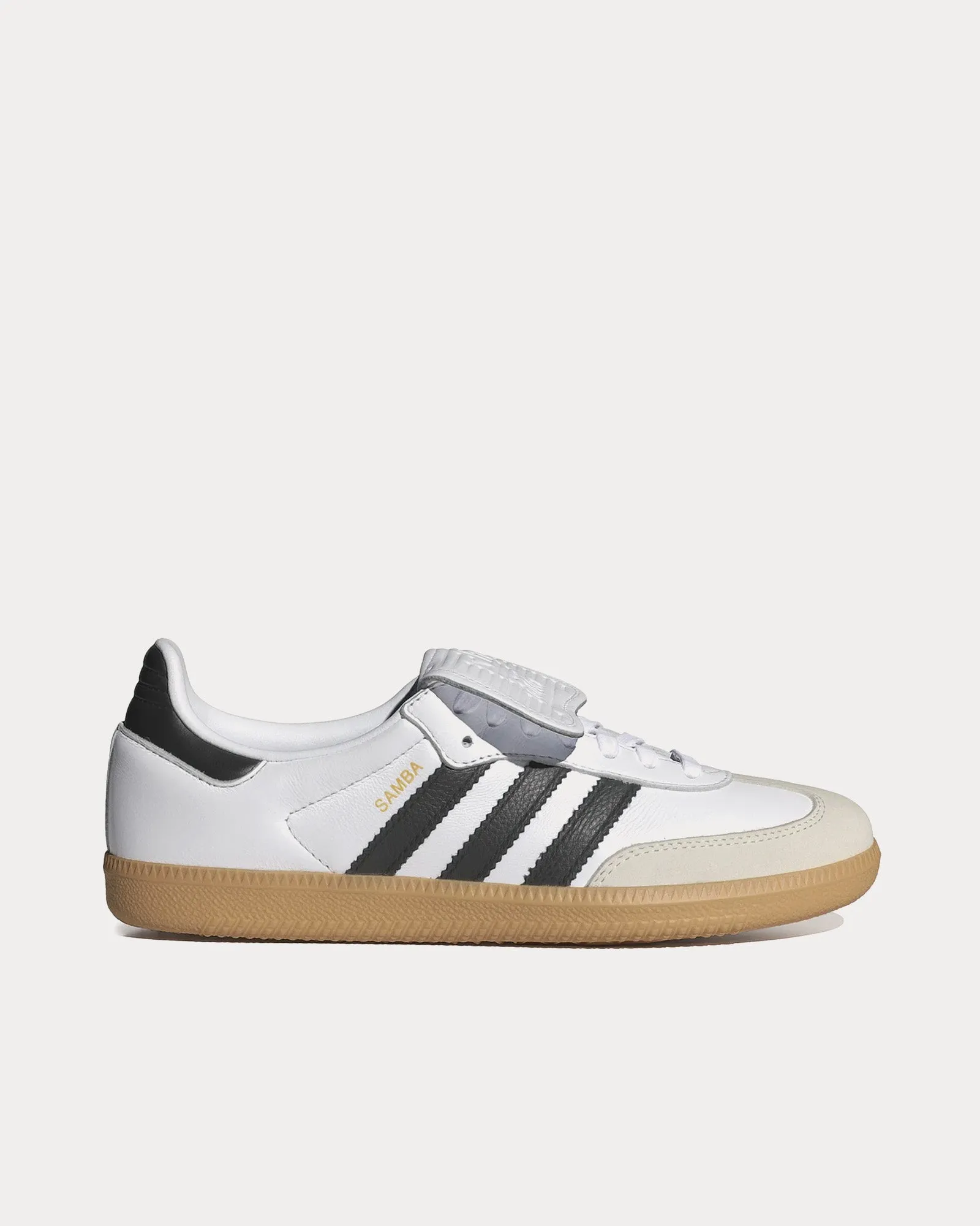 Samba LT Cloud White / Core Black / Gold Metallic Low Top Sneakers
