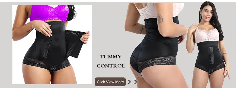Shaper Panties Lace Shapers Body Shaper with Zipper Double Control Panties Shapewear Lace Waist Trainer