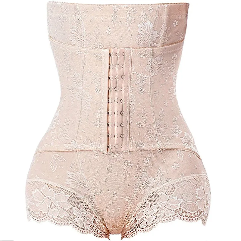Shaper Panties Lace Shapers Body Shaper with Zipper Double Control Panties Shapewear Lace Waist Trainer