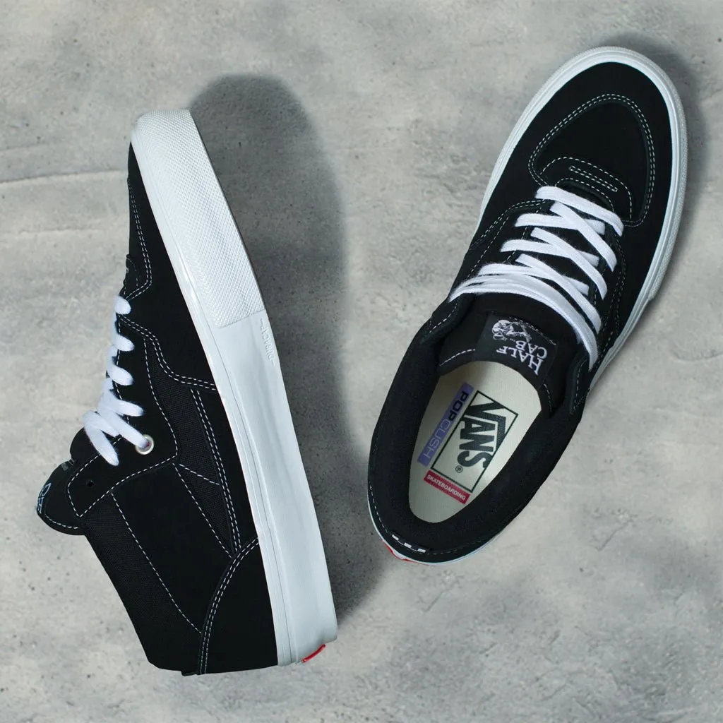 Skate Half Cab - Black/White