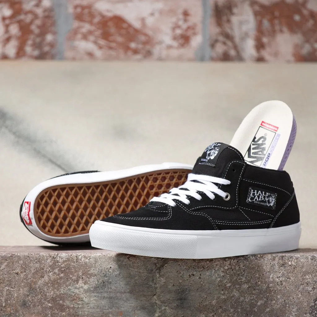 Skate Half Cab - Black/White