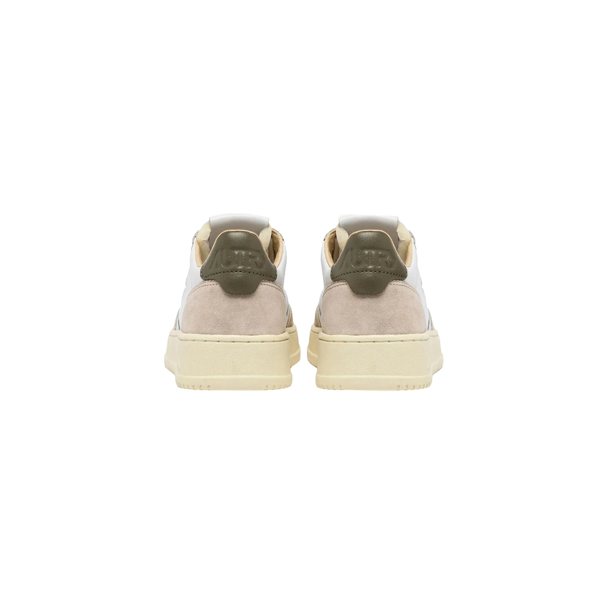 Sneakers Uomo Medalist in pelle e suede Bianco/Grigio