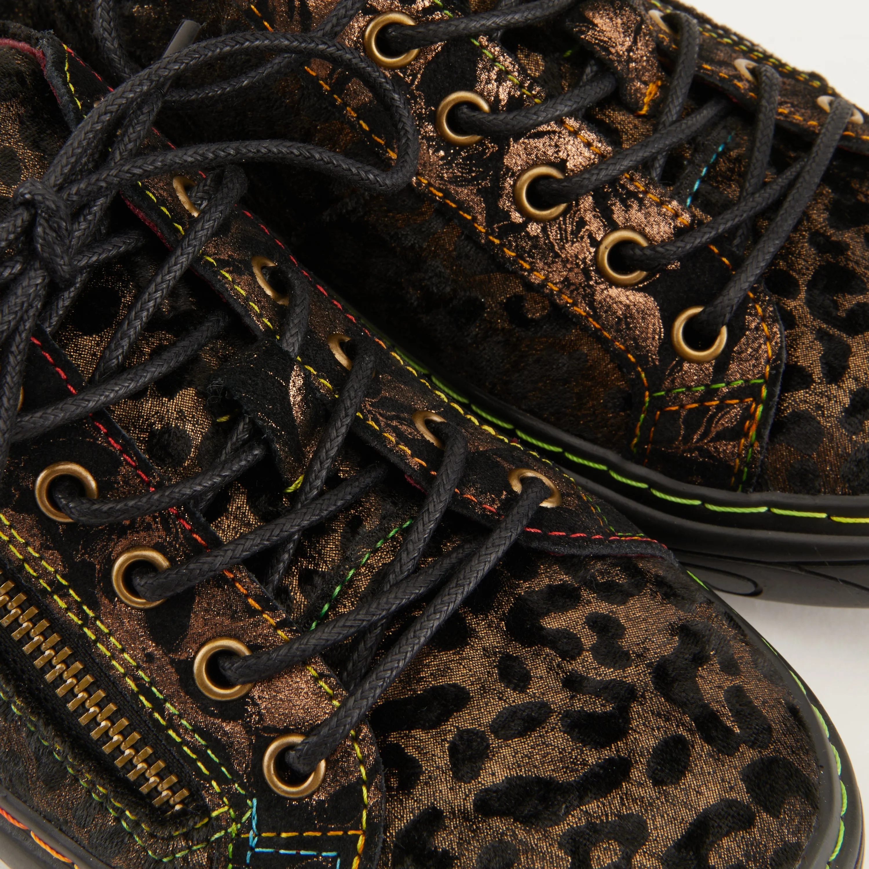 Spring Step Shoes L'Artiste Danli Cheeta Women’s Leather Animal Sneakers
