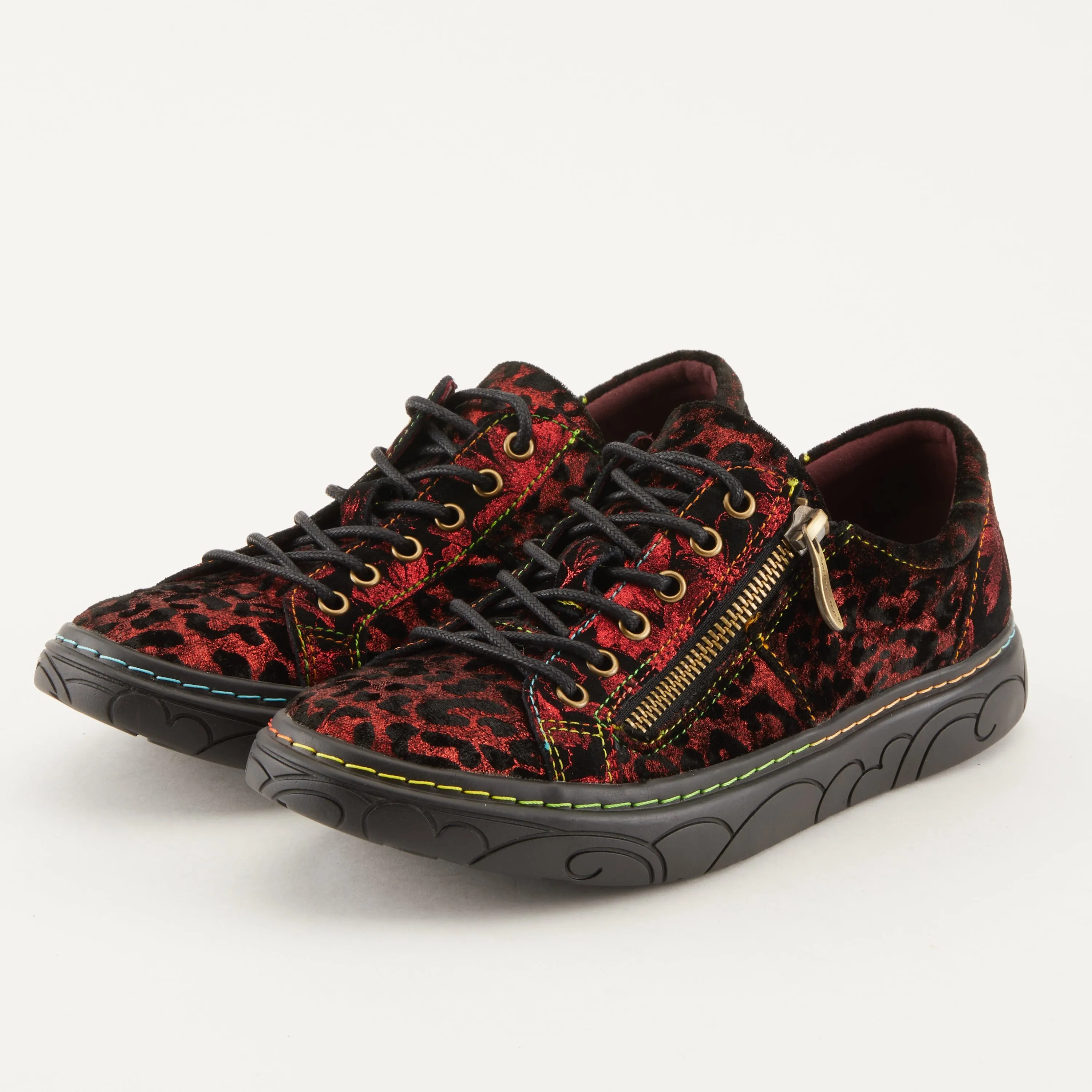 Spring Step Shoes L'Artiste Danli Cheeta Women’s Leather Animal Sneakers