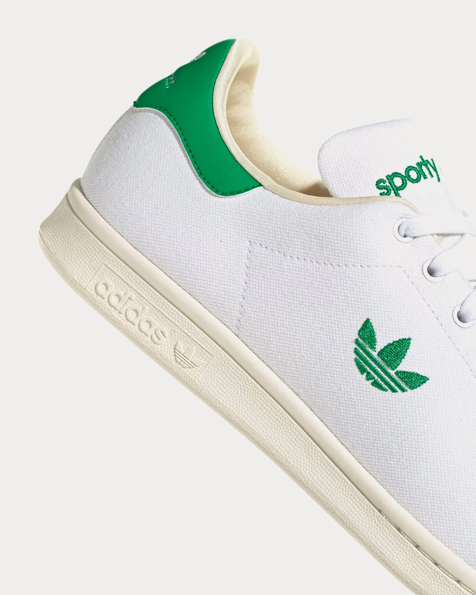 Stan Smith White / Green / Off White Low Top Sneakers