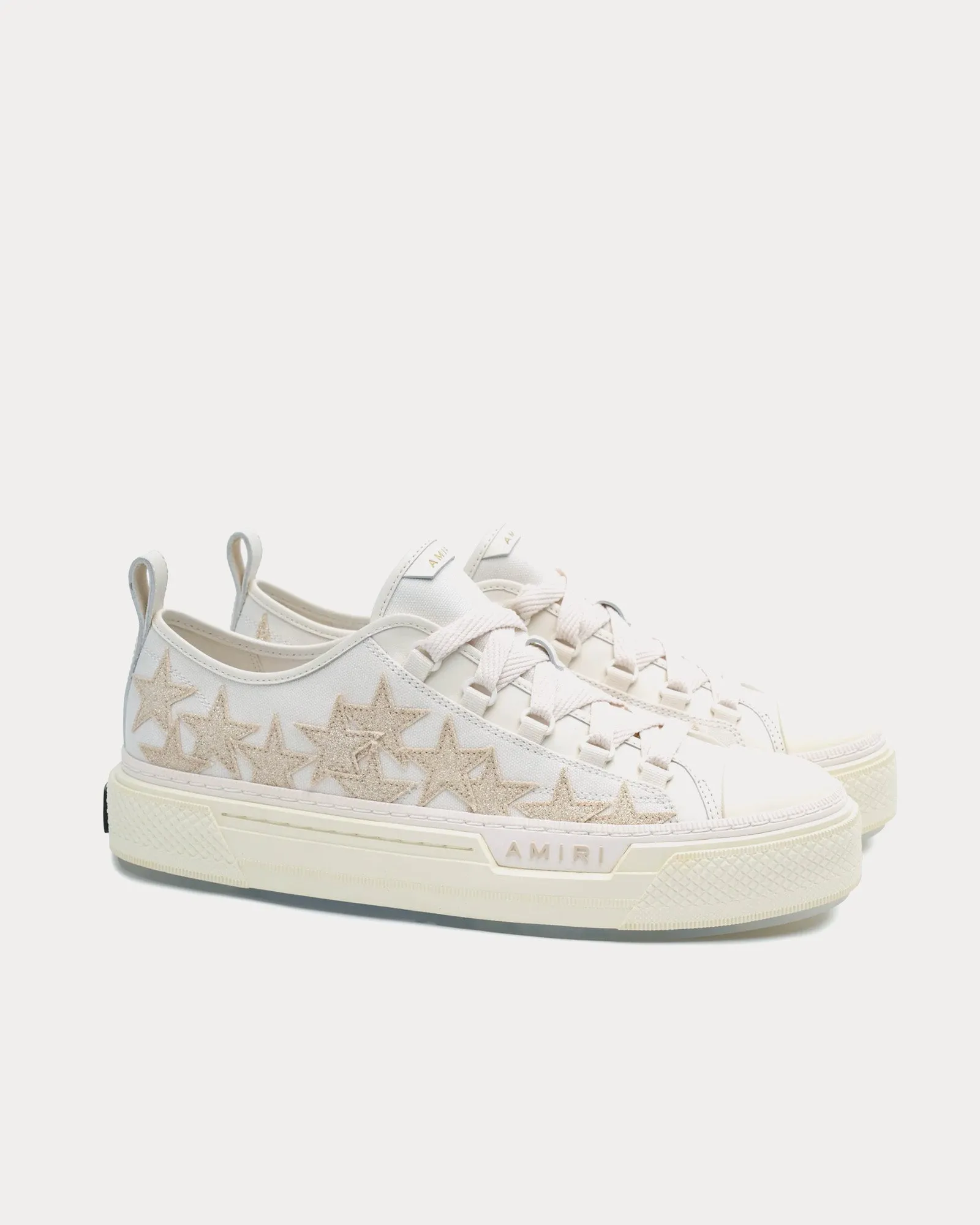Stars Court Glitter White / Alabaster Low Top Sneakers