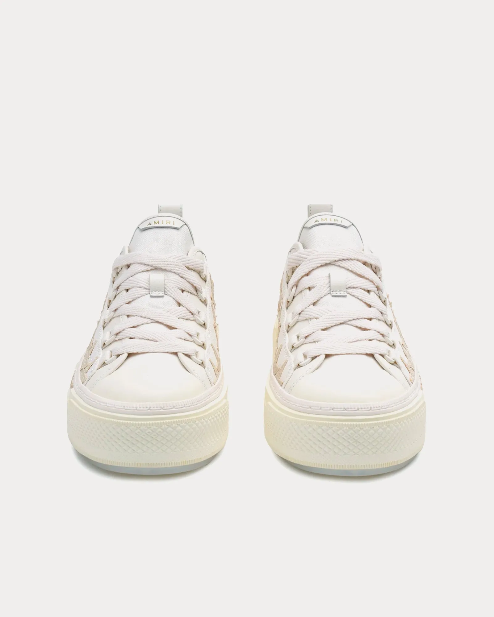 Stars Court Glitter White / Alabaster Low Top Sneakers