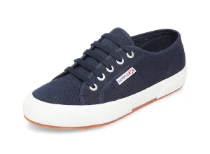 Superga 2750 Cotu Navy Lace Up Breathable Rounded Toe Low Top Unisex Sneakers