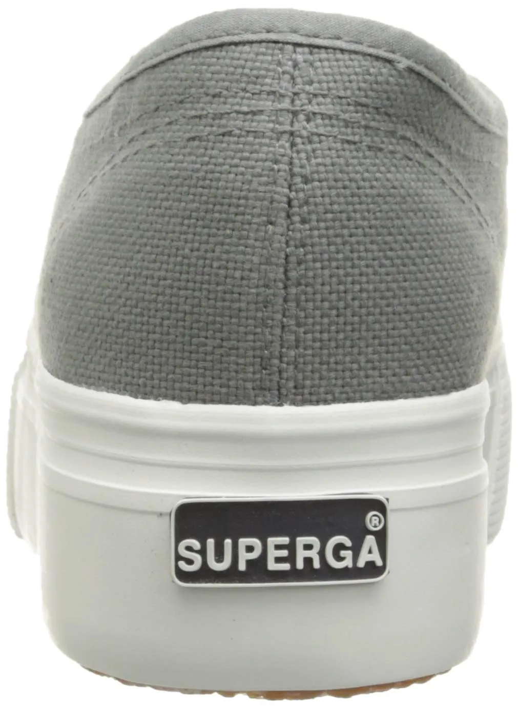 Superga Unisex Low-Top Platform Lace Up Tennis Shoes Sneakers Sage Grey