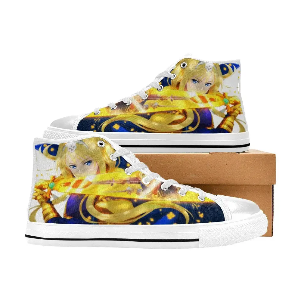 Sword Art Online Alicization Alice Custom Shoes High Top Sneakers for Kids and Adults