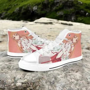 Sword Art Online Asuna Shoes High Top Sneakers for Kids and Adults