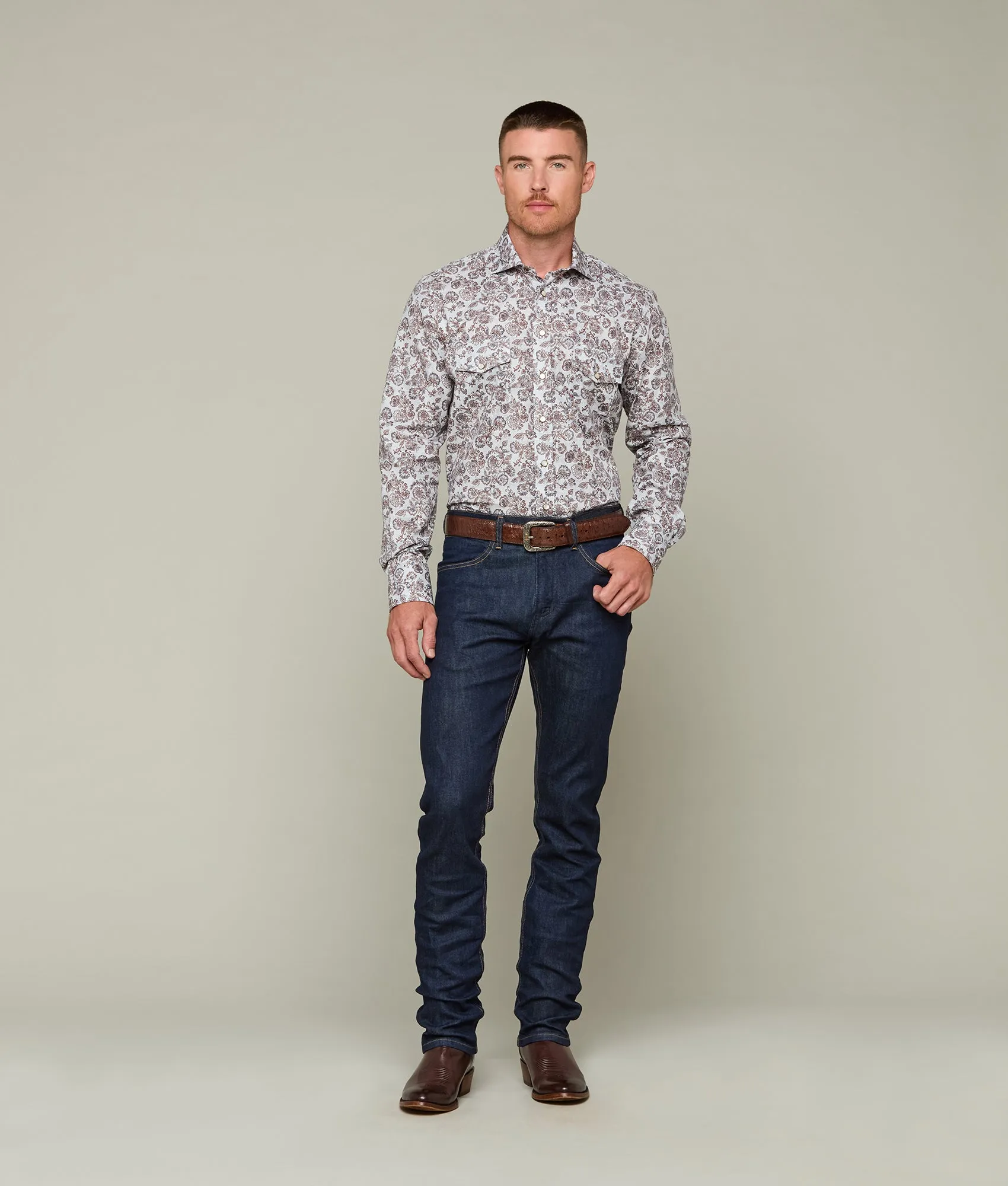 Telluride :: Brown Floral Print
