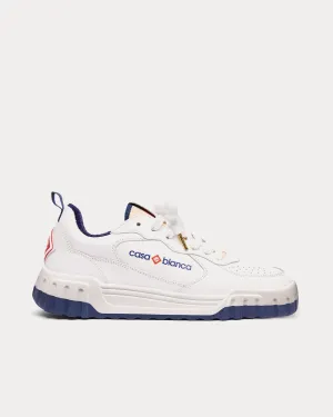 The Court White / Navy Low Top Sneakers