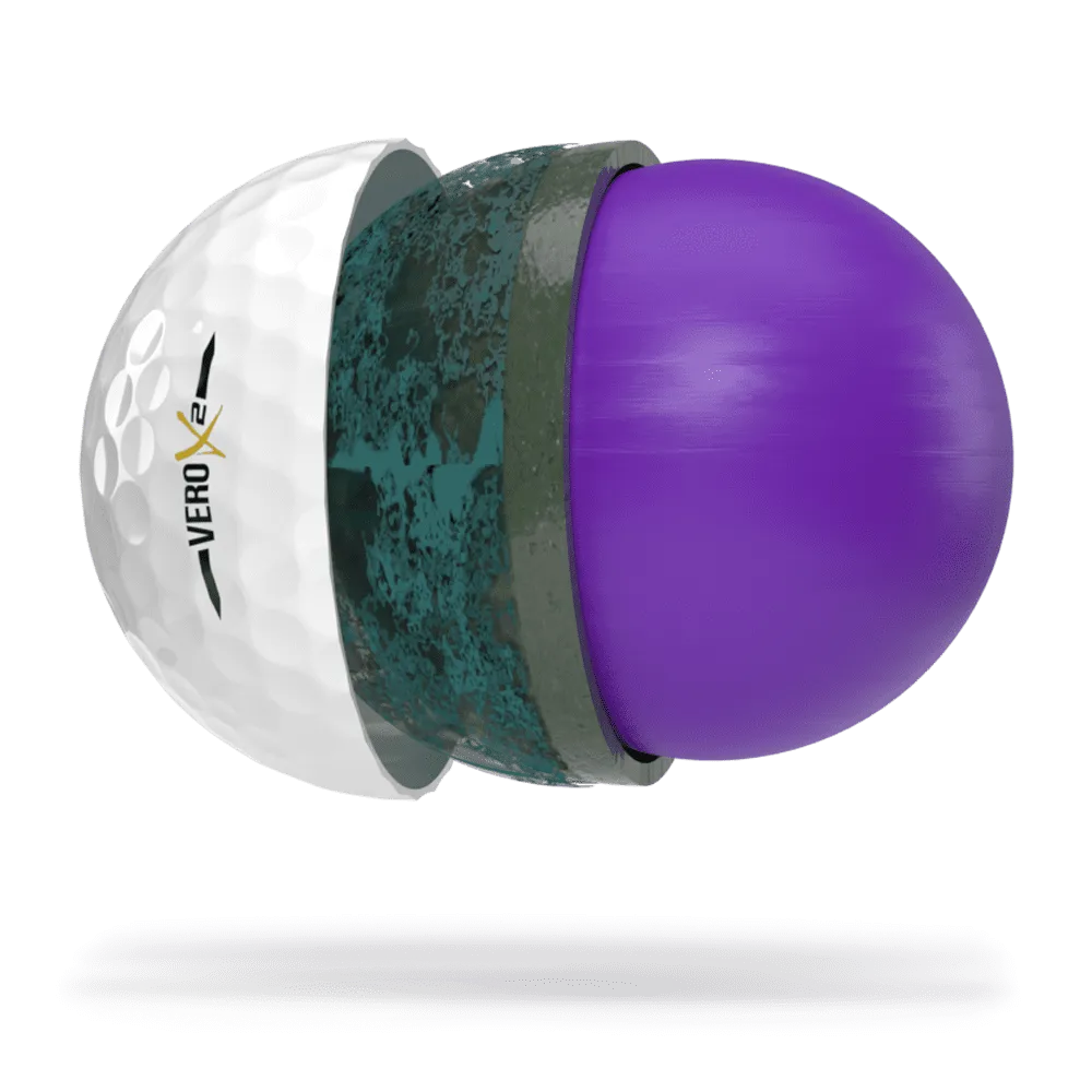VERO X2 Golf Balls - White (Dozen) - Tour Performance Balls