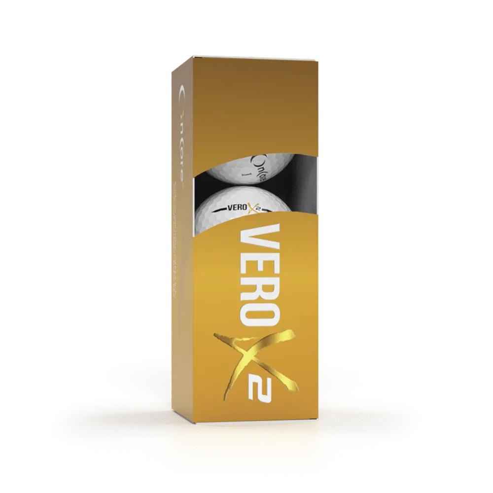 VERO X2 Golf Balls - White (Dozen) - Tour Performance Balls