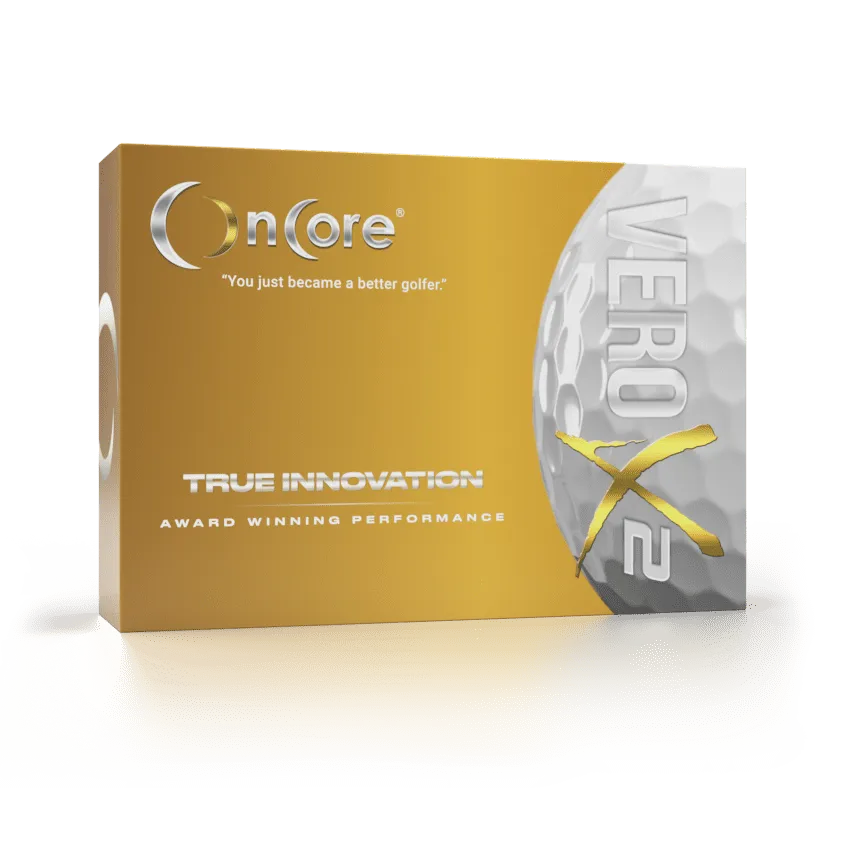 VERO X2 Golf Balls - White (Dozen) - Tour Performance Balls