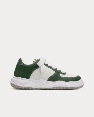 Wayne OG Sole Embossed Leather Green / White Low Top Sneakers