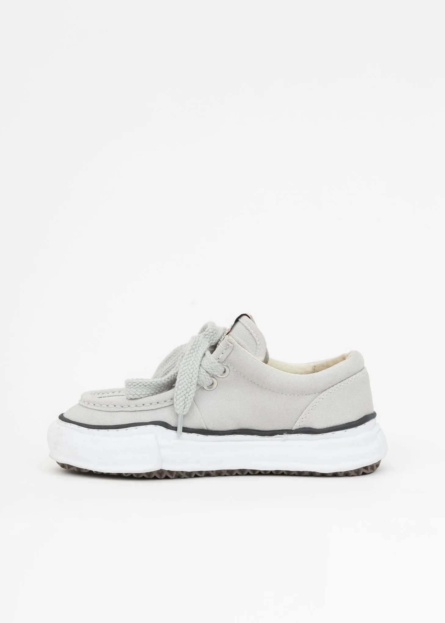 White Original Sole Suede Moccasin Sneaker