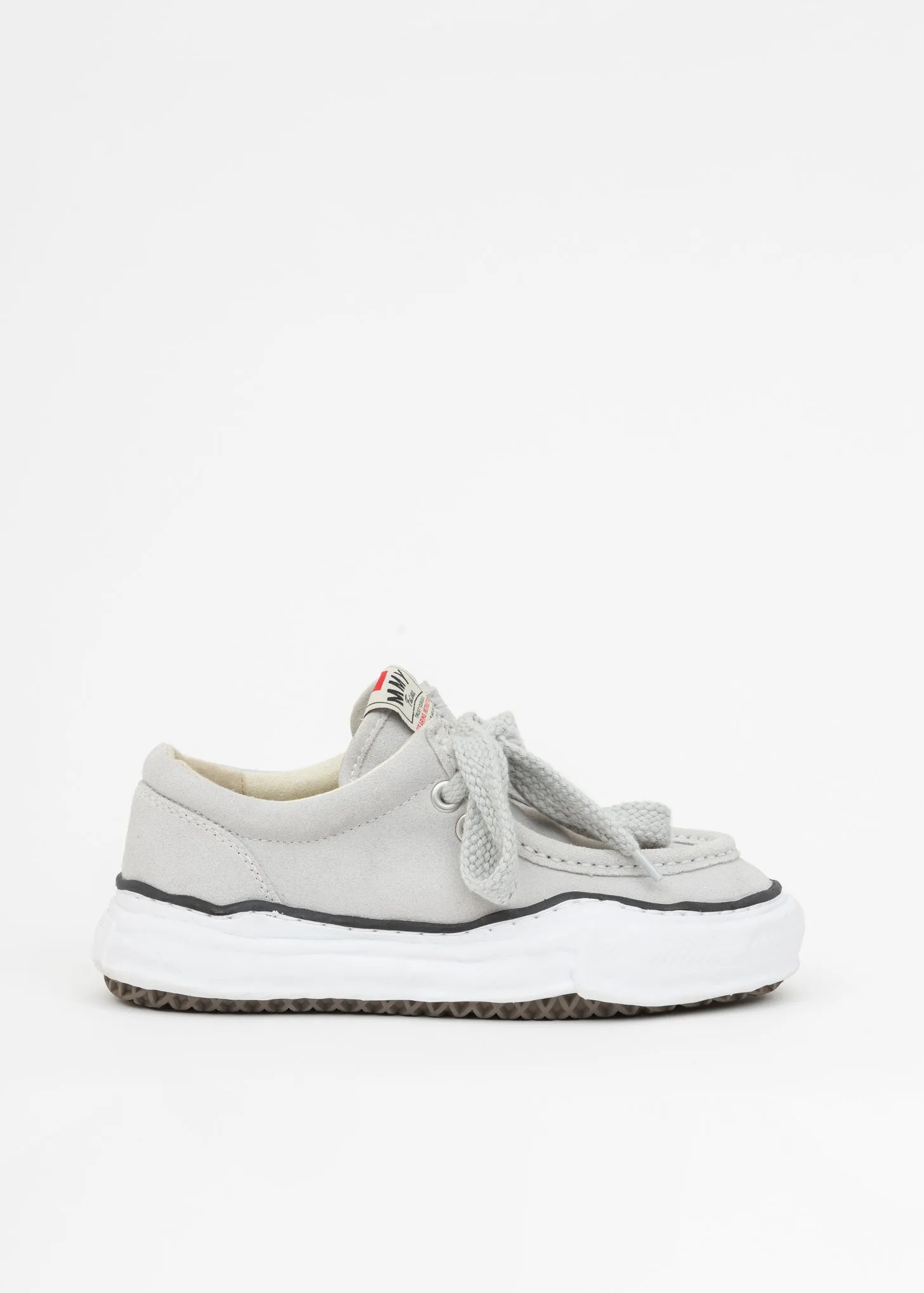 White Original Sole Suede Moccasin Sneaker