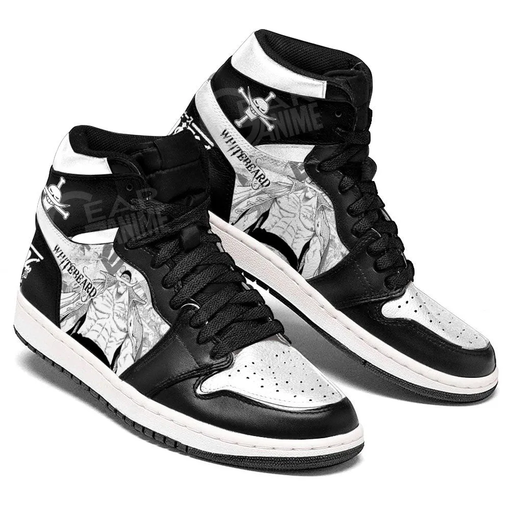 Whitebeard Sneakers Custom OP Shoes Manga Style