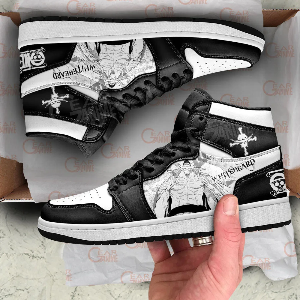 Whitebeard Sneakers Custom OP Shoes Manga Style