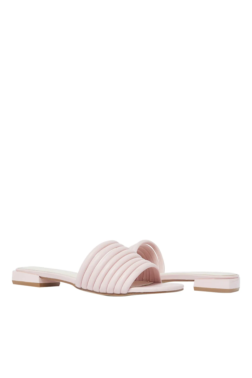 Women Pink Strappy Mule