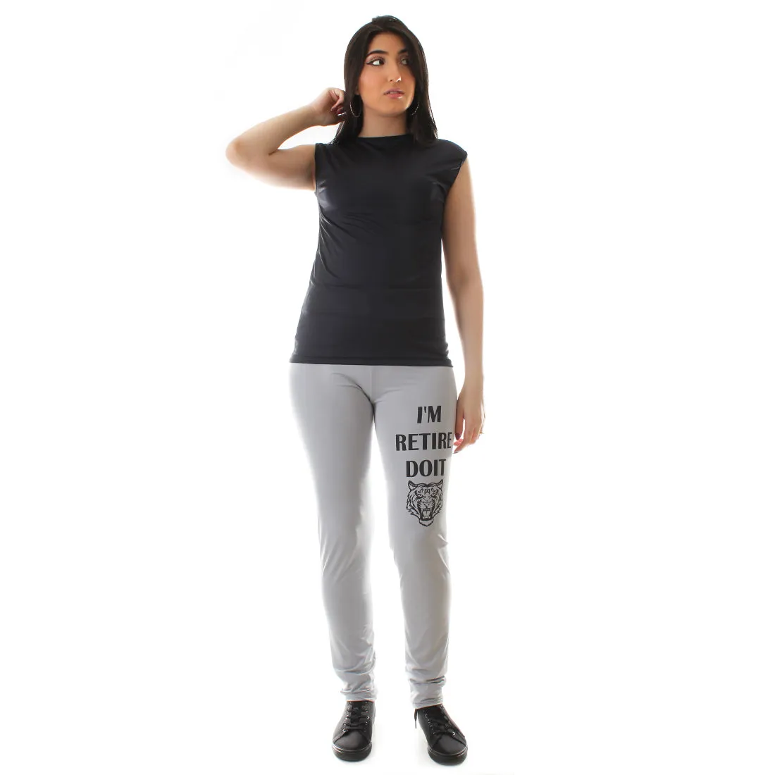 Women's Workout 3 Piece Set/ gray -6227